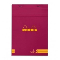 RHODIA Bloc coloR agrafé...