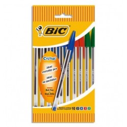 BIC Pochette de 10 stylos à...
